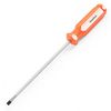 Great Neck 1/8 x 4 Inch Slotted Round Shank Cabinet Tip Screwdriver 73002